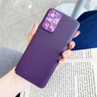 For Huawei Honor 30S All-Inclusive Pure Prime Skin Plastic Case with Lens Ring Protection Cover(Purple) - 1