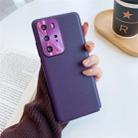 For Huawei P40 Pro All-Inclusive Pure Prime Skin Plastic Case with Lens Ring Protection Cover(Purple) - 1