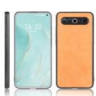 For Meizu 17/17 Pro Shockproof Sewing Cow Pattern Skin PC + PU + TPU Case(Orange) - 1