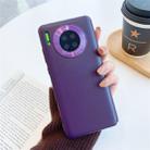 For Huawei Mate 30 All-Inclusive Pure Prime Skin Plastic Case with Lens Ring Protection Cover(Purple) - 1