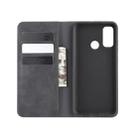 For Huawei P smart 2020 Retro-skin Business Magnetic Suction Leather Case with Holder & Card Slots & Wallet(Black) - 2