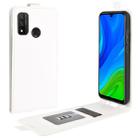 For Huawei P smart 2020 R64 Texture Single Vertical Flip Leather Protective Case with Card Slots & Photo Frame(White) - 1