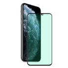 For iPhone 11 Pro / XS / X ENKAY Hat-Prince 0.26mm 9H 6D Curved Full Screen Eye Protection Green Film Tempered Glass Protector - 1