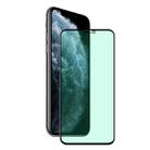 For iPhone 11 Pro Max / XS Max ENKAY Hat-Prince 0.26mm 9H 6D Curved Full Screen Eye Protection Green Film Tempered Glass Protector - 1