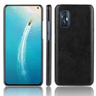 For Vivo V19 (Indonesia) Shockproof Litchi Texture PC + PU Case(Black) - 1