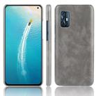 For Vivo V19 (Indonesia) Shockproof Litchi Texture PC + PU Case(Gray) - 1