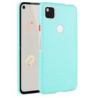 For Google Pixel 4a Shockproof Crocodile Texture PC + PU Case(Light green) - 1