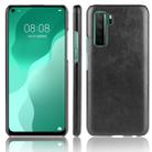 For Huawei P40 LITE 5G/Nova 7 SE Shockproof Litchi Texture PC + PU Case(Black) - 1