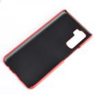 For Huawei P40 LITE 5G/Nova 7 SE Shockproof Litchi Texture PC + PU Case(Red) - 5