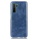 For Huawei P40 LITE 5G/Nova 7 SE Shockproof Litchi Texture PC + PU Case(Blue) - 2