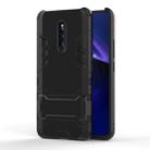 Shockproof PC + TPU Case for VIVO X27 Pro , with Holder(Black) - 1