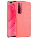 For Huawei Nova 7 Pro Shockproof Crocodile Texture PC + PU Case(Red) - 1