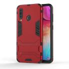Shockproof PC + TPU Case for Galaxy A60 , with Holder(Red) - 1