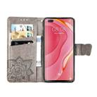 For Huawei Nova 7 Pro Butterfly Love Flower Embossed Horizontal Flip Leather Case with Bracket / Card Slot / Wallet / Lanyard(Gray) - 4