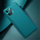 For iPhone 11 Pro Max Shockproof TPU Soft Edge Skinned Plastic Case, Color:Green - 1