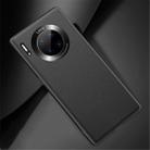 For Huawei Mate 30 Pro Shockproof TPU Soft Edge Skinned Plastic Case(Black) - 1