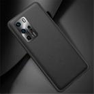 For Huawei P40 Pro Shockproof TPU Soft Edge Skinned Plastic Case(Black) - 1