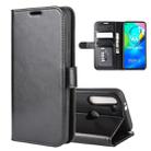 For Motorola Moto G8 Power R64 Texture Single Horizontal Flip Protective Case with Holder & Card Slots & Wallet& Photo Frame(Black) - 1