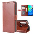 For Motorola Moto G8 Power R64 Texture Single Horizontal Flip Protective Case with Holder & Card Slots & Wallet& Photo Frame(Brown) - 1