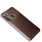 For OPPO Realme 6i Carbon Fiber Texture Shockproof TPU Case(Brown) - 1