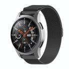 For Honor Magic Watch 2 / Samsung Galaxy Active 2 18mm Milan Stainless Steel Mesh Watch Band(Black) - 1