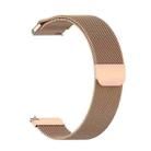 For Honor Magic Watch 2 / Samsung Galaxy Active 2 18mm Milan Stainless Steel Mesh Watch Band(Rose Gold) - 3