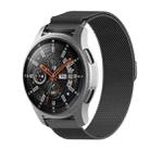 For Honor Magic Watch 2/Galaxy Active2 20mm Milan Stainless Steel Mesh Watch Band(Black) - 1