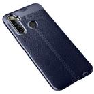 For OPPO Realme 6i Litchi Texture TPU Shockproof Case(Navy Blue) - 1