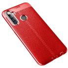 For OPPO Realme 6i Litchi Texture TPU Shockproof Case(Red) - 1