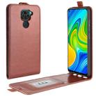 For Xiaomi Redmi Note 9/10X 4G R64 Texture Single Vertical Flip Leather Protective Case with Card Slots & Photo Frame(Brown) - 1