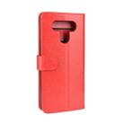 For LG K51 R64 Texture Single Horizontal Flip Protective Case with Holder & Card Slots & Wallet& Photo Frame(Red) - 8