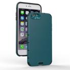 For iPhone 6 Plus & 6s Plus  Shockproof Grain PC + TPU Case(Green) - 1