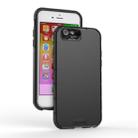 For iPhone 6 / 6s   Shockproof Grain PC + TPU Case(Black) - 1