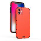 For iPhone 11 Pro Max Shockproof Grain PC + TPU Case(Red) - 1