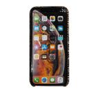 For iPhone X/XS Snake Skin Pattern PU+PVC Material Shockproof Mobile Protective Case(Light Brown) - 2