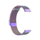 For Huawei GT/GT2 46mm/ Galaxy Watch 46mm/ Fossil Fossil Gen 5 Carlyle 46mm 22mm Stainless Steel Mesh Watch Band(Colourful) - 1