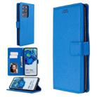 For Samsung Galaxy S20 Ultra Litchi Texture Horizontal Flip Leather Case with Holder & Card Slots & Wallet & Photo Frame(Blue) - 1