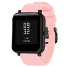 20mm For Huami Amazfit GTS / Samsung Galaxy Watch Active 2 / Gear Sport Silicone Watch Band(Pink) - 1