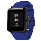 20mm For Huami Amazfit GTS / Samsung Galaxy Watch Active 2 / Gear Sport Silicone Watch Band(Blue) - 1
