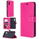 For Samsung Galaxy Xcover Pro Crazy Horse Texture Horizontal Flip Leather Case with Holder & Card Slots & Wallet & Photo Frame(Rose) - 1