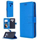 For LG G8ST Litchi Texture Horizontal Flip Leather Case with Holder & Card Slots & Wallet & Photo Frame(Blue) - 1
