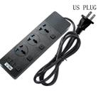 T11 high power 3000W multi-functional plug-in with independent switch and USB interface porous universal socket, US Plug - 1