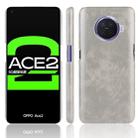 For OPPO Ace2 Shockproof Litchi Texture PC + PU Case(Grey) - 1