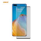 For Huawei P40 Pro ENKAY Hat-Prince 0.26mm 9H 3D Curved Heat Bending Privacy Anti-spy Full Screen Tempered Glass Film - 1