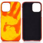 For Samsung Galaxy S20 Paste Skin + PC Thermal Sensor Discoloration Protective Back Cover Case(Red to Yellow) - 1