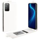 For Huawei Honor X10 5G R64 Texture Single Vertical Flip Leather Protective Case with Card Slots & Photo Frame(White) - 1