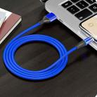 2 in 1 3A USB to 8 Pin + USB-C / Type-C Fast Charging + 480Mbps Data Transmission Mobile Phone Magnetic Suction Fast Charging Data Cable, Cable Length: 1m(Blue) - 7