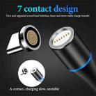 2 in 1 3A USB to 8 Pin + USB-C / Type-C Fast Charging + 480Mbps Data Transmission Mobile Phone Magnetic Suction Fast Charging Data Cable, Cable Length: 1m(Blue) - 13