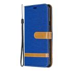 Color Matching Denim Texture Leather Case for LG Stylo 5, with Holder & Card Slots & Wallet & Lanyard(Royal blue) - 1