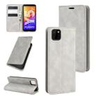 For Huawei Y5p/Honor 9SRetro-skin Business Magnetic Suction Leather Case with Holder & Card Slots & Wallet(Grey) - 1